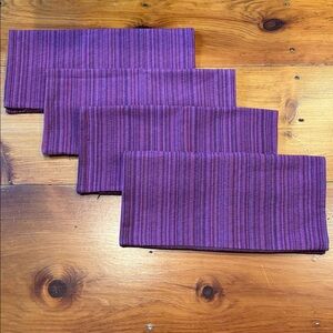 CRATE & BARREL 20” x 20” Purple Pattern Maddox Throw Pillow Cover Square